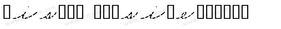 Lisbon Cursive字体转换